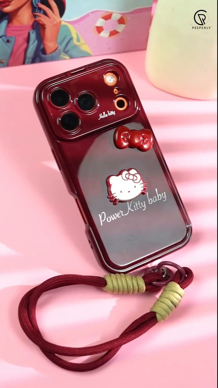 Power Kitty With Mirror Case iPhone 17 Pro Max