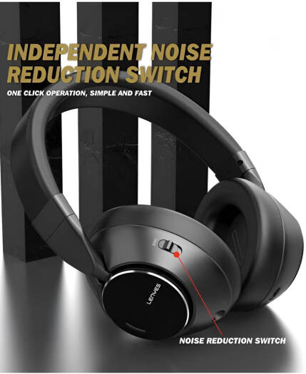 Lenyes Bluetooth 5.3 ANC HiFi Foldable Headphones LH23