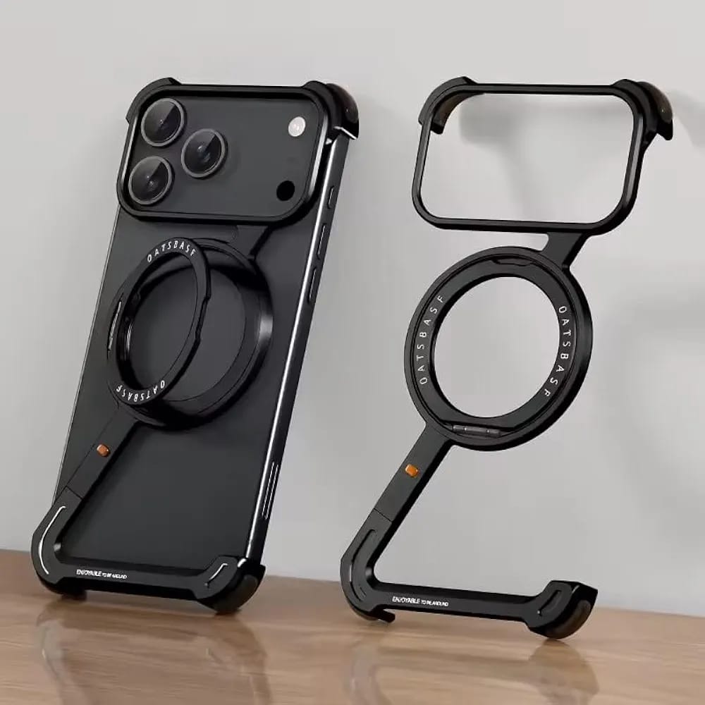 Z Shape Metal Phone Case iPhone 17 Pro Max