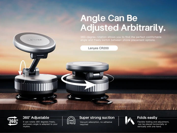 LENYES Magnetic Car Holder CR200