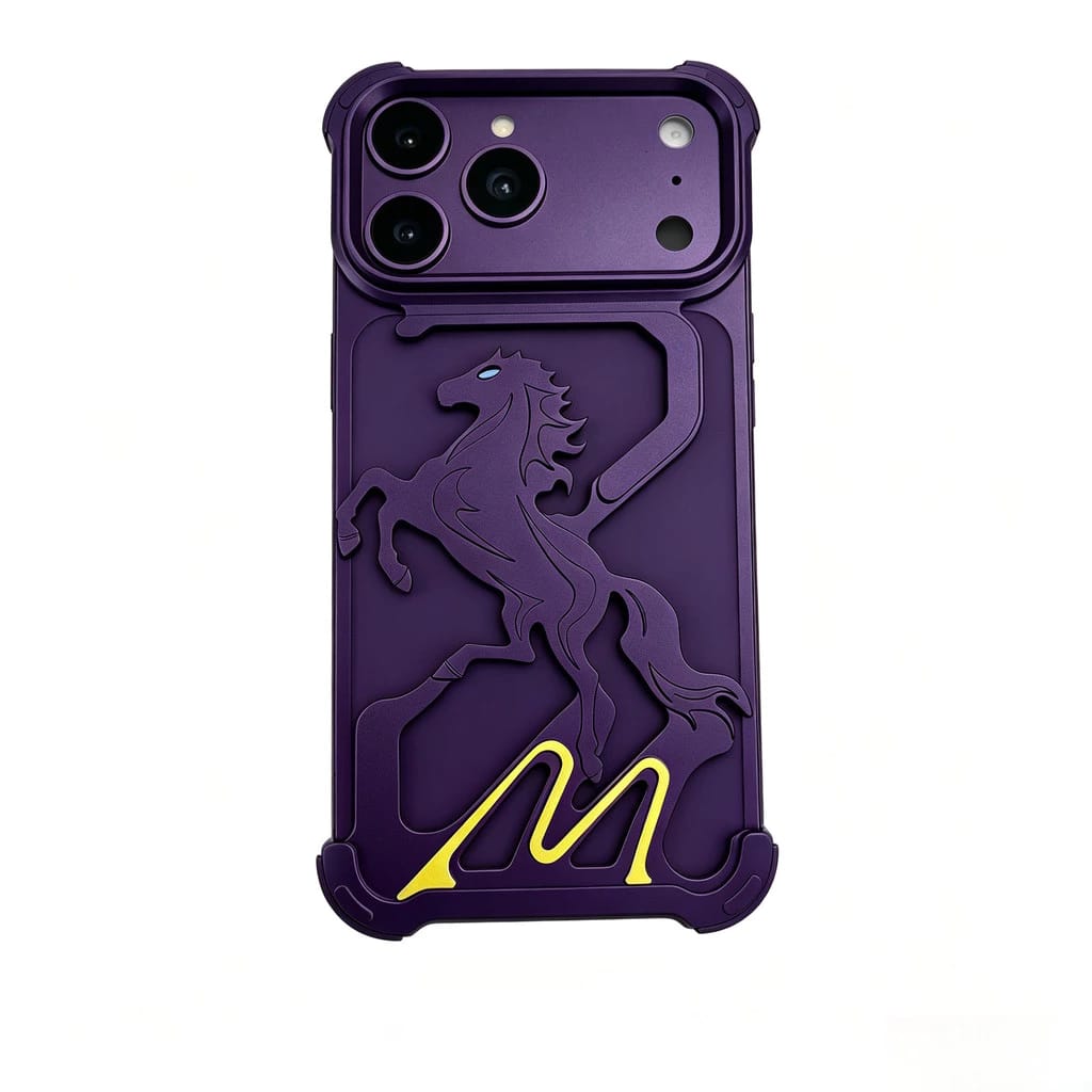 Metal Horse Design Case iPhone 17/18 Pro Max