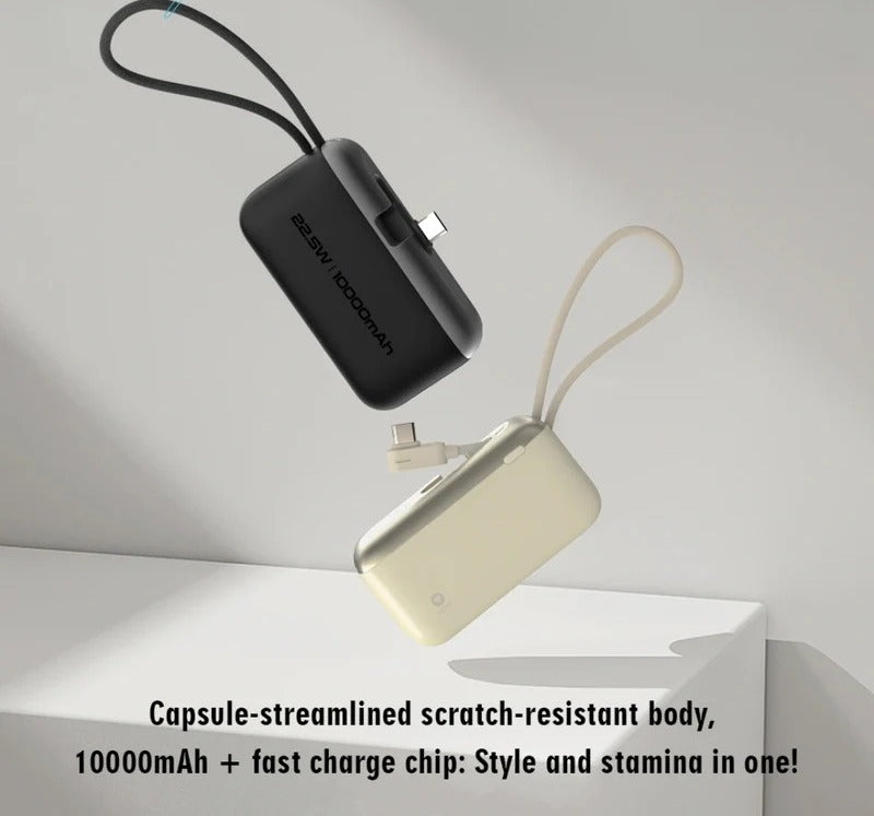 Lito Pocket Power Bank 22.5w Built in Type C Cable LP10
