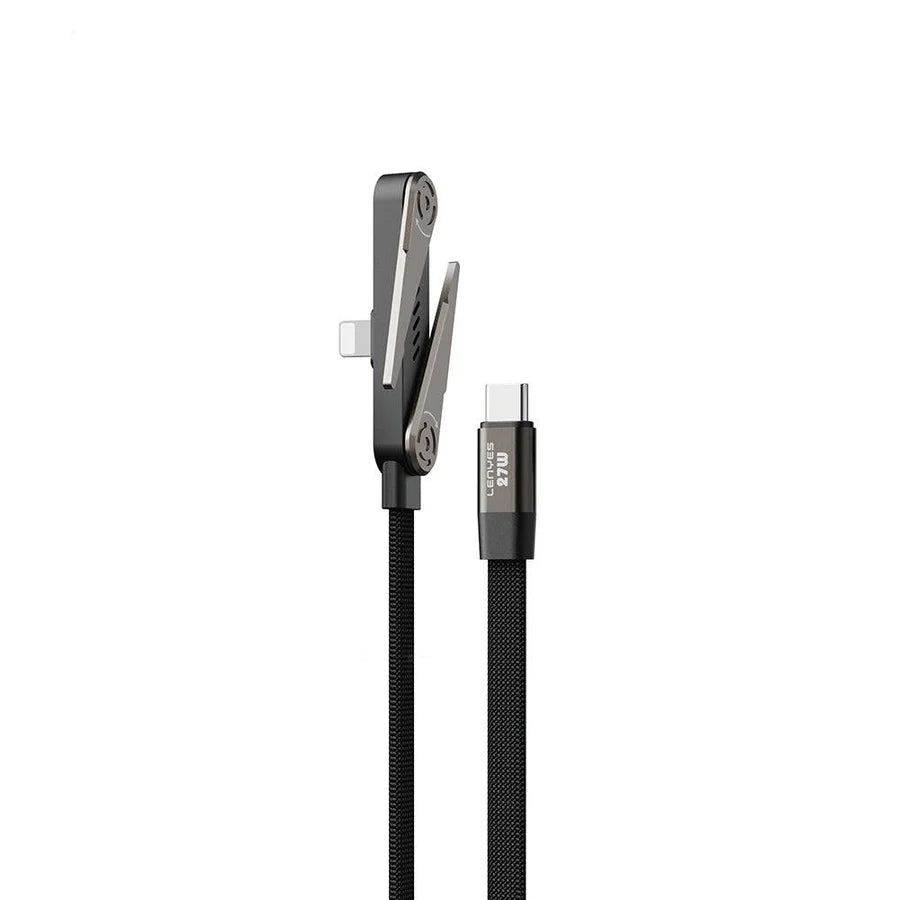 Lenyes Type-C to Lightning 27W Zinc Alloy Fast Charging Data Cable LC554 TC-I