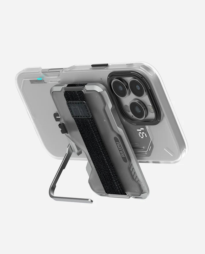 Aulumu Multi-Tool Magnetic Metal Wallet | Genuine Leather Cover  G03