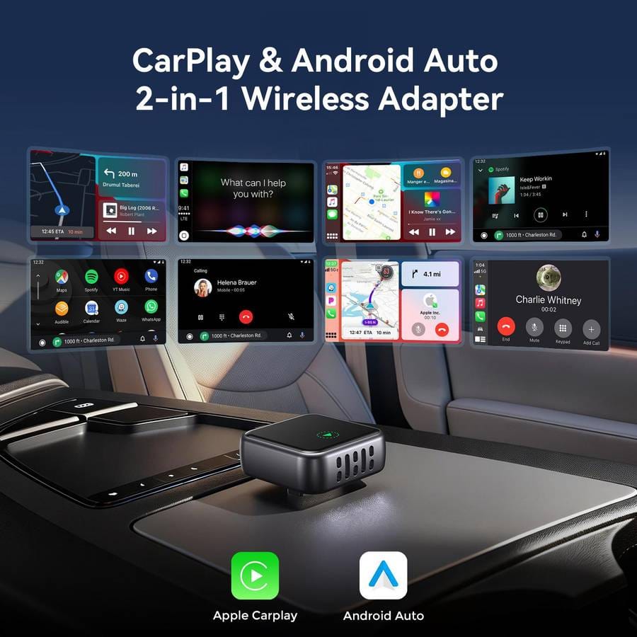 JOYROOM CarPlay Series 2 in 1 CarPlay / Android Auto Wireless Adapter JR-CP3