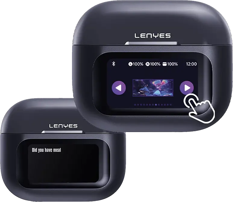 Lenyes Bluetooth 6.0 AI Screen Translation ANC ENC Earbuds Air105