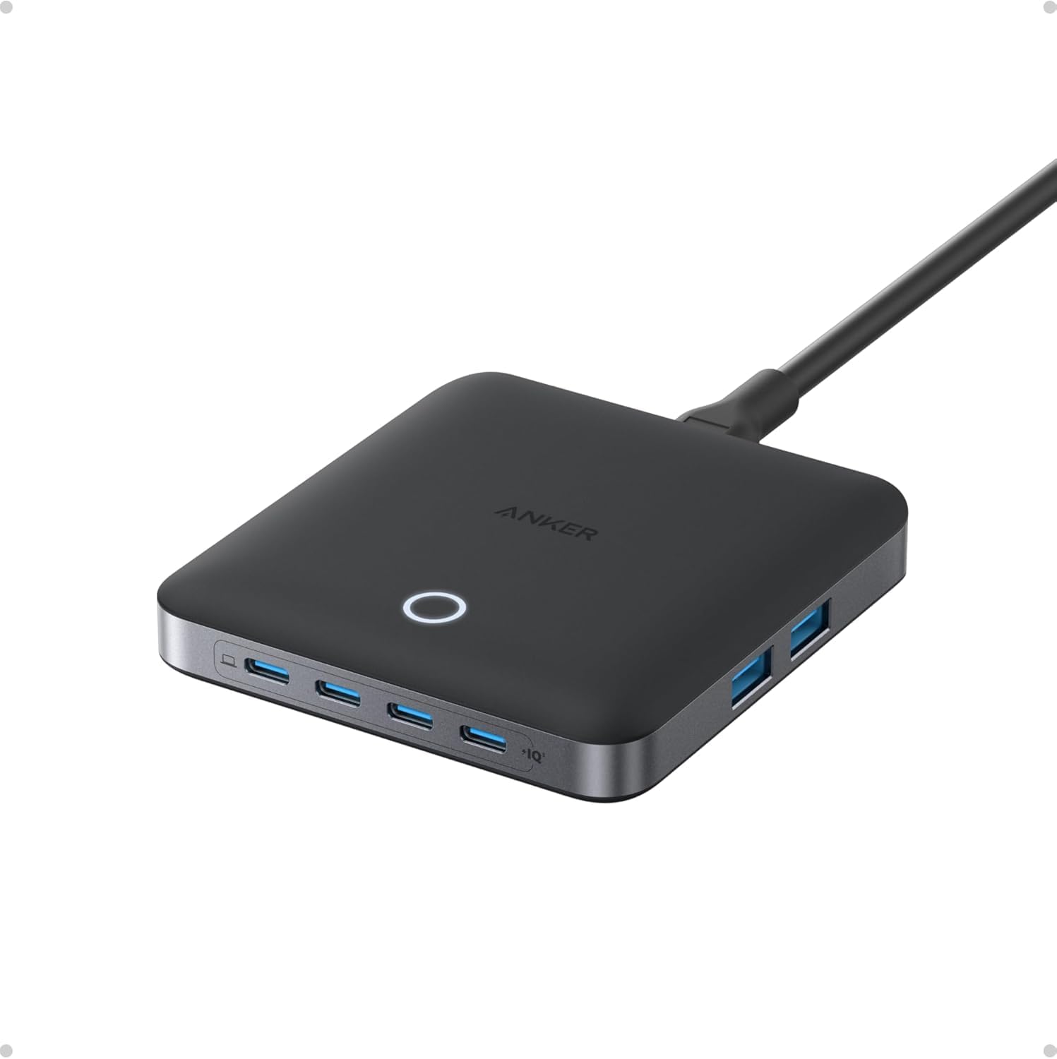Anker Nano USB-C 130W Fast Charging Station 6 USB Ports A2155