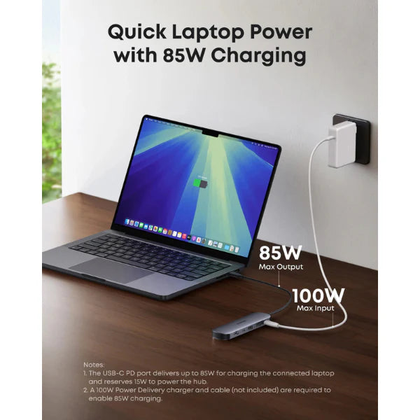 Anker 7-in-1 USB-C Hub 85W PD Fast Charging A83D2PA1