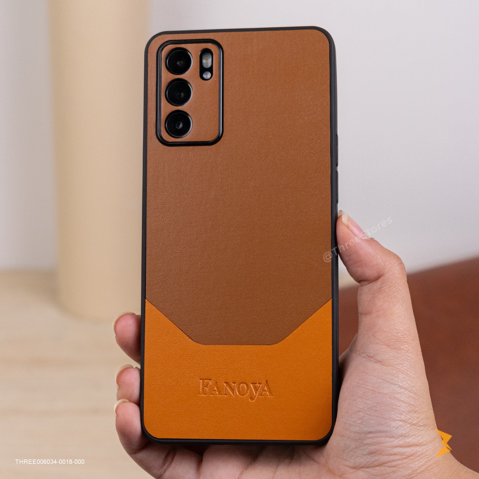 Aveiro Half Leather Case Oppo Reno 6 5g