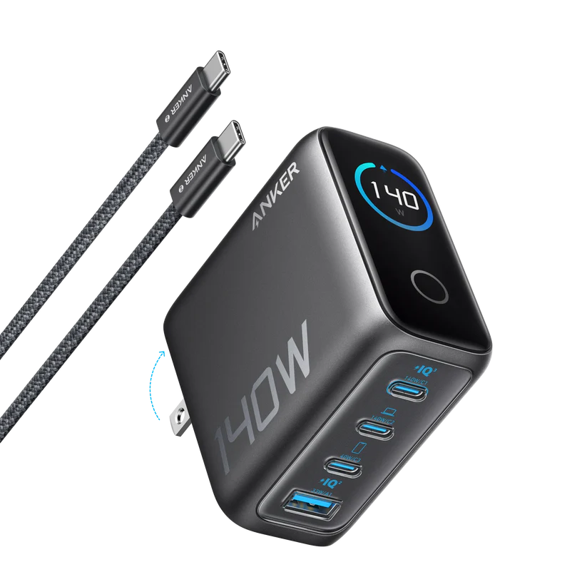 Anker 140W GAN with 4 Ports Fast Charging