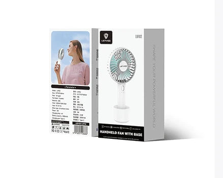 Lenyes 4-Speed 2000mAh Handheld Desk Fan LHF02