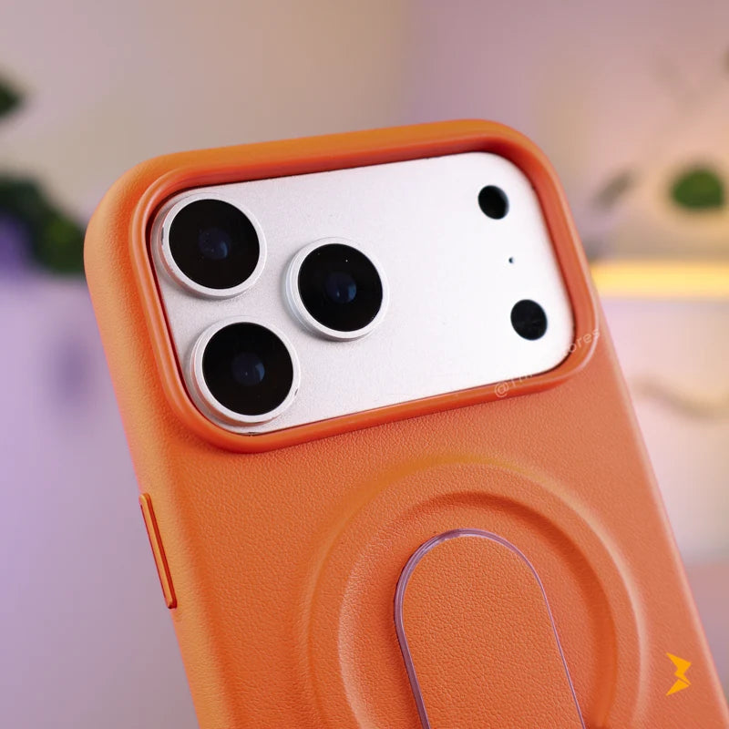 Bigc Leather Strip Case iPhone 17 Pro Max