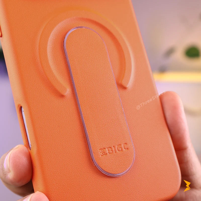 Bigc Leather Strip Case iPhone 17 Pro Max