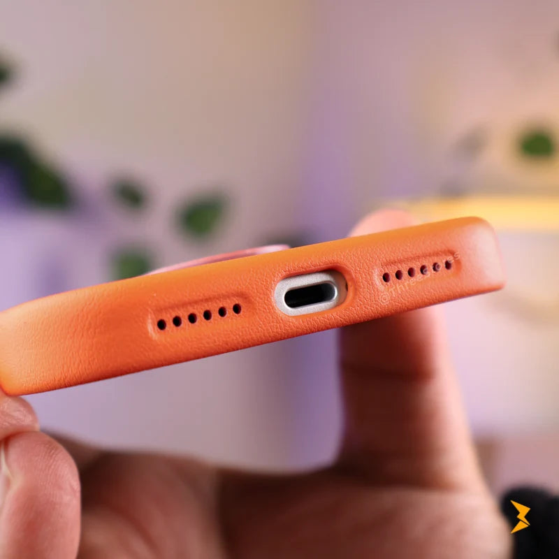 Bigc Leather Strip Case iPhone 17 Pro Max