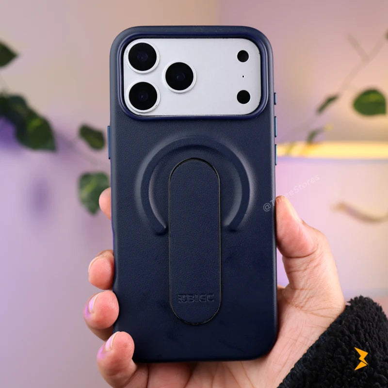 Bigc Leather Strip Case iPhone 17 Pro Max