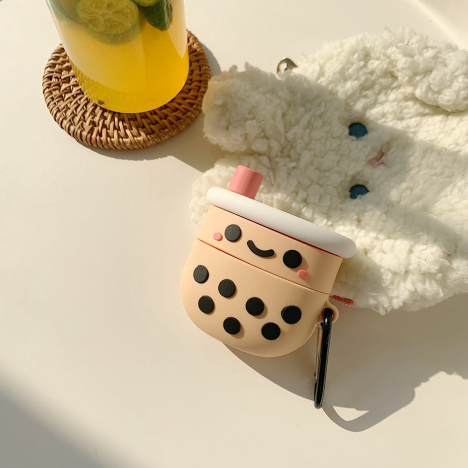 Boba Milk Tea Cartoon Silicone Case Airpods Pro