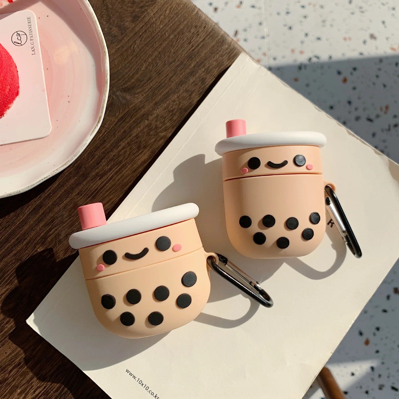 Boba Milk Tea Cartoon Silicone Case Airpods Pro