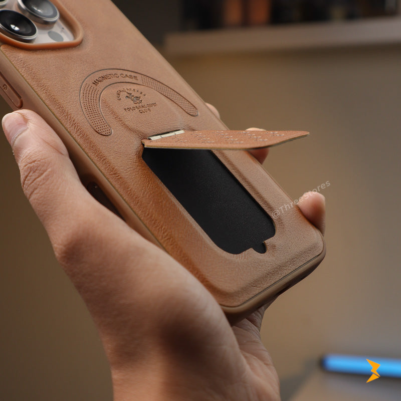 Boston Leather Stand Case iPhone 12 Pro Max