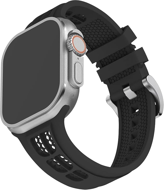 Breathable Silicone Band For Apple Watch