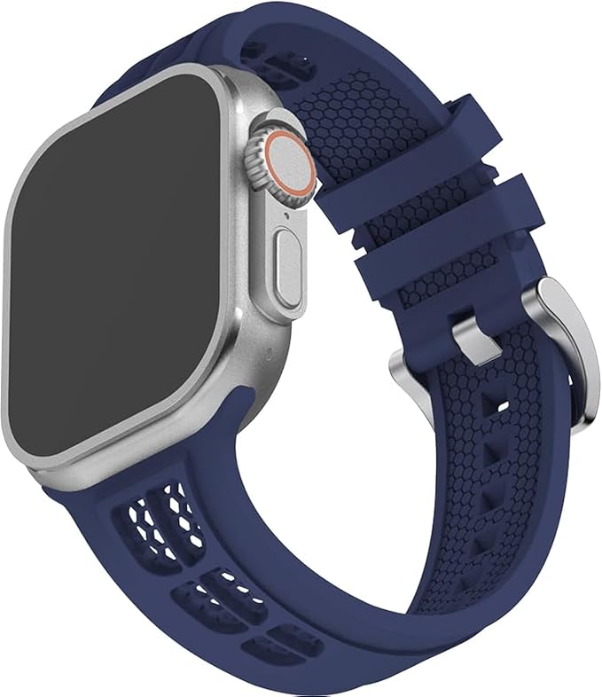 Breathable Silicone Band For Apple Watch