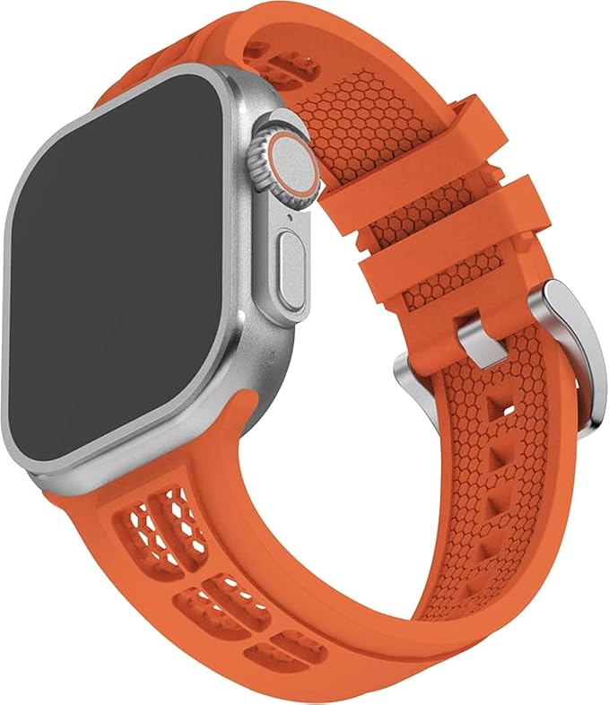 Breathable Silicone Band For Apple Watch