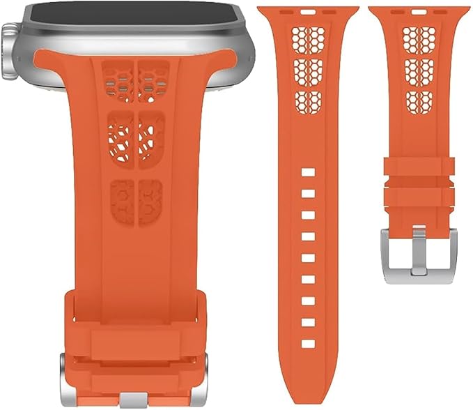 Breathable Silicone Band For Apple Watch