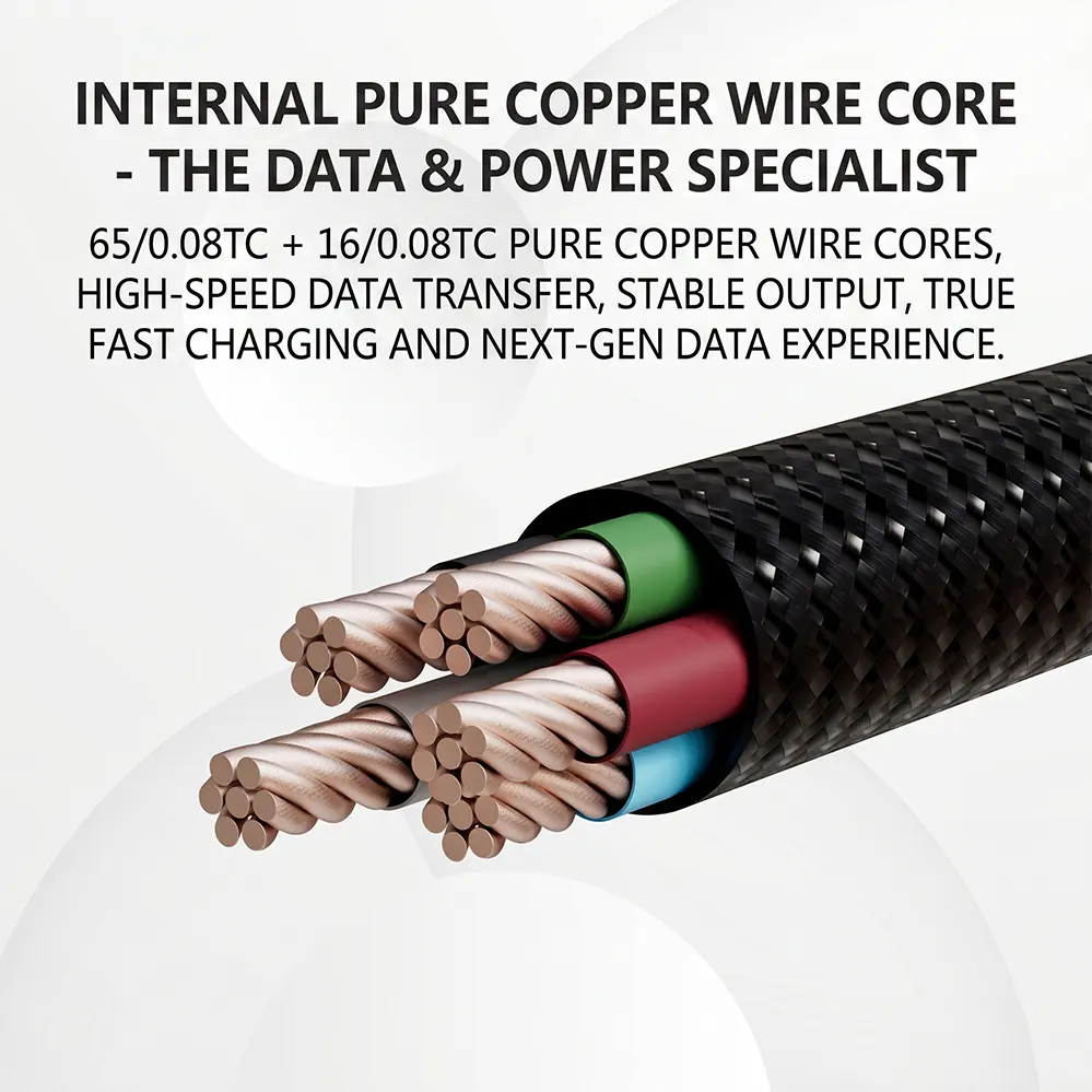GREEN Massage Type C To Type C Cable Silicone 65W GE-C270