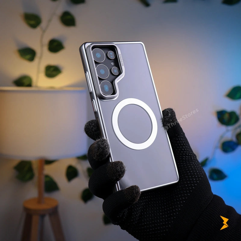 Calix Metal Stand Camera Case Samsung S25 Ultra - Three