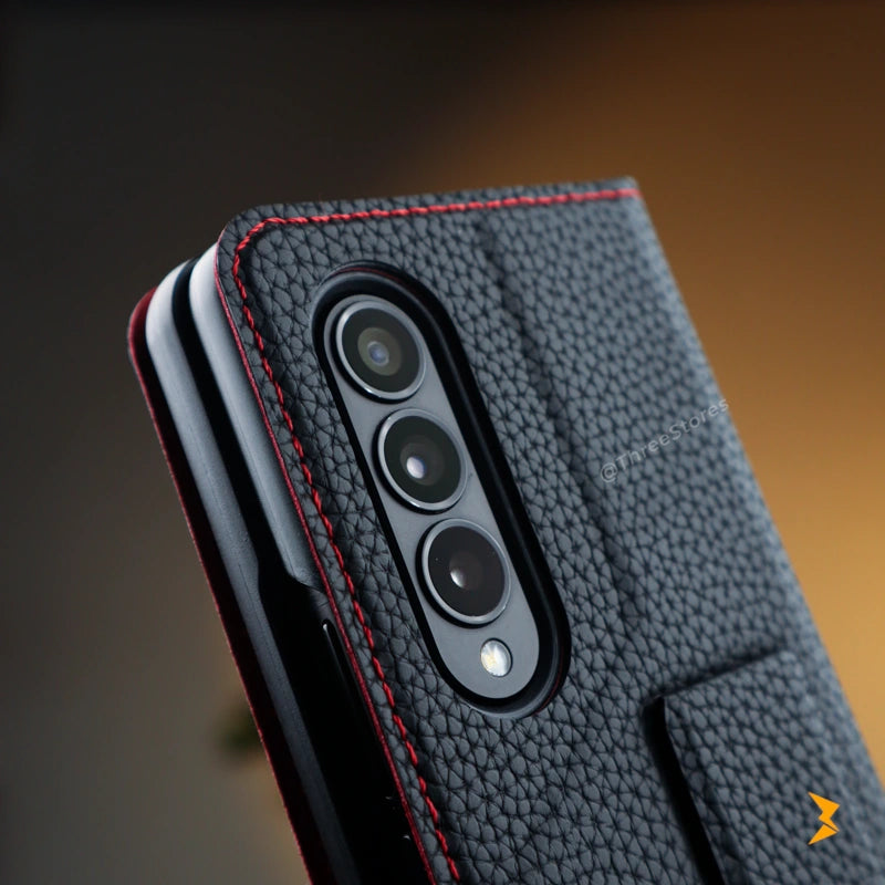 Cardy Leather Flip Wallet Case Samsung Z Fold 6