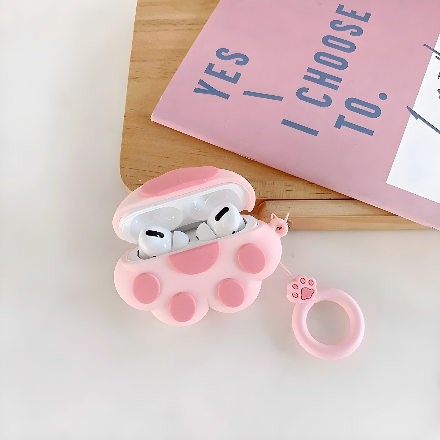 Cat Paw Cartoon Silicone Case Airpods Pro