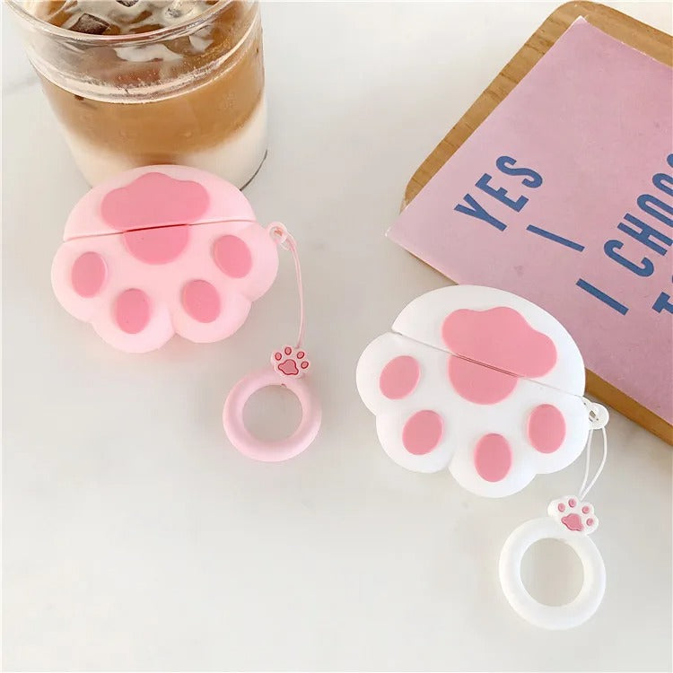 Cat Paw Cartoon Silicone Case Airpods Pro