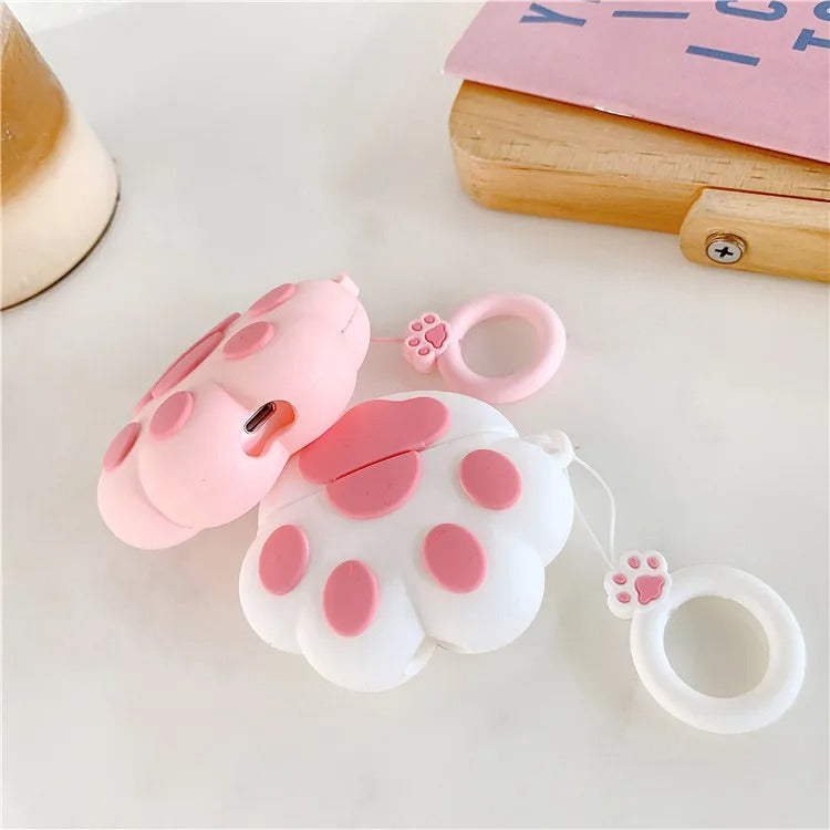 Cat Paw Cartoon Silicone Case Airpods Pro