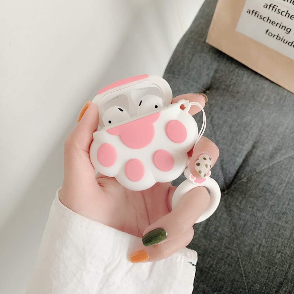 Cat Paw Cartoon Silicone Case Airpods Pro