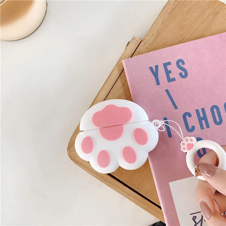 Cat Paw Cartoon Silicone Case Airpods Pro