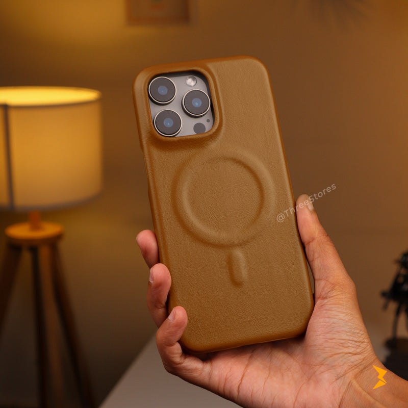 Coblue Leather Magsafe Case iPhone 15 Pro Max