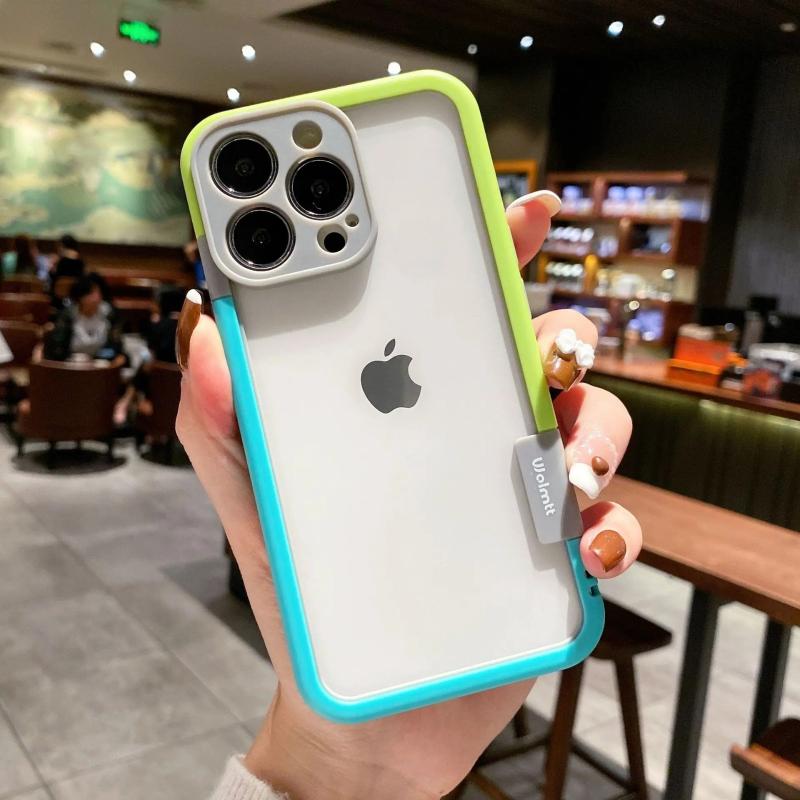 Colorful Silicone Bumper Frame Case iPhone 15 Pro