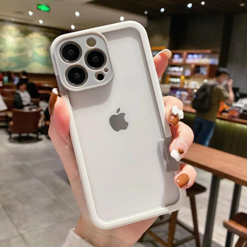 Colorful Silicone Bumper Frame Case iPhone 15 Pro