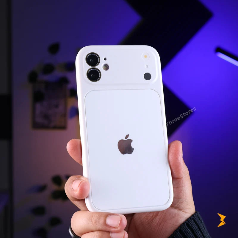 Copper Silicone Camera Protection Case iPhone 11