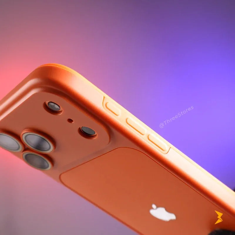 Copper Silicone Camera Protection Case iPhone 17 Pro Max - Three