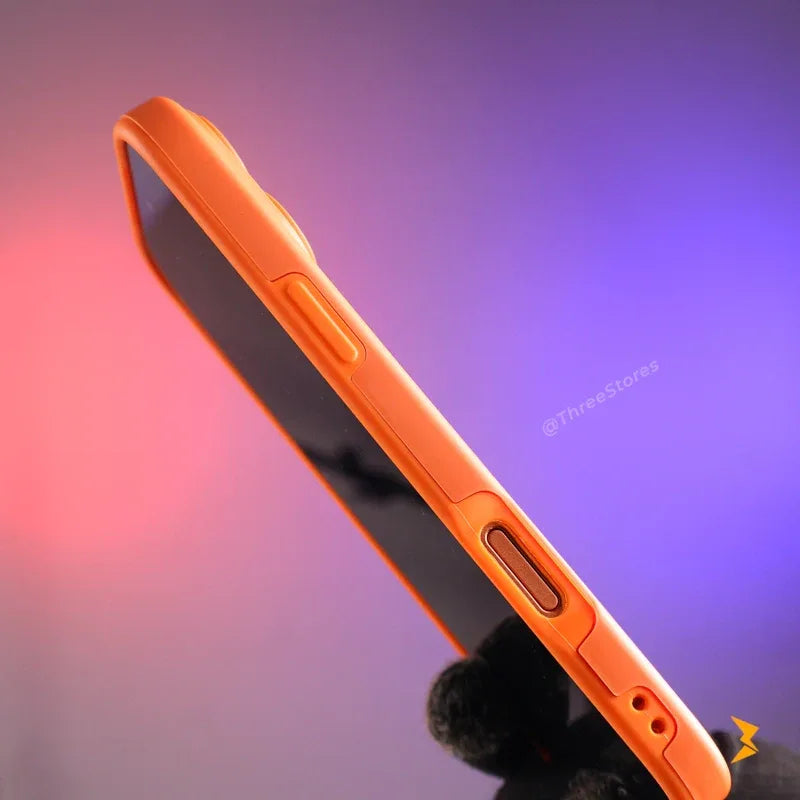 Copper Silicone Camera Protection Case iPhone 17 Pro Max - Three