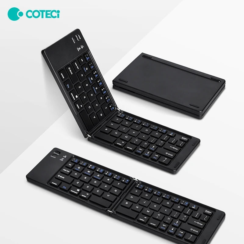 Coteetci Portable Wireless Folding Bluetooth Keyboard