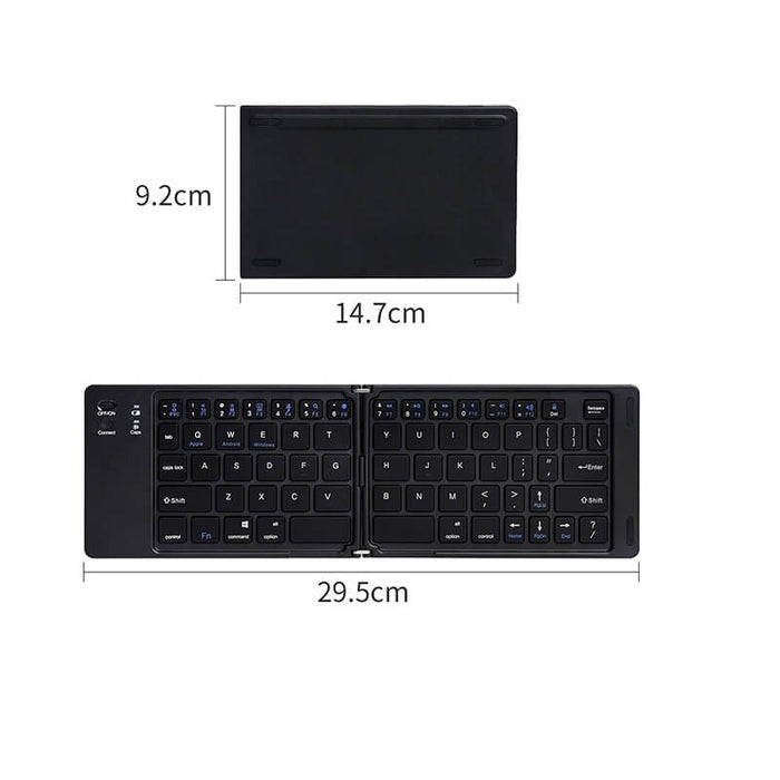 Coteetci Portable Wireless Folding Bluetooth Keyboard