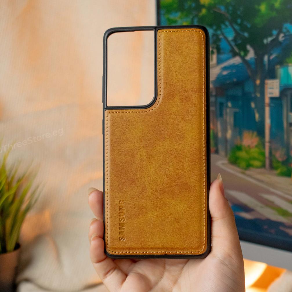 Cradle Leather Case Samsung S21 Ultra