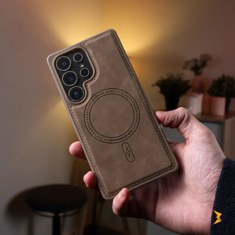 DDU Leather Magsafe Wallet Case Samsung S25 Ultra