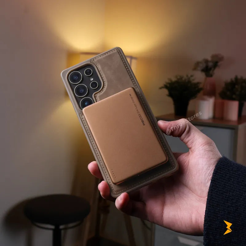 DDU Leather Magsafe Wallet Case Samsung S26 Ultra