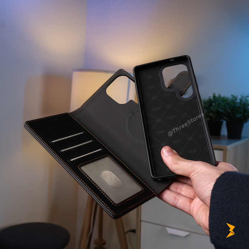 DDU Magsafe Flip Leather Case Samsung S25 Ultra