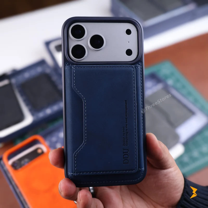 DDU Leather Magsafe Wallet Case iPhone 17 Pro Max