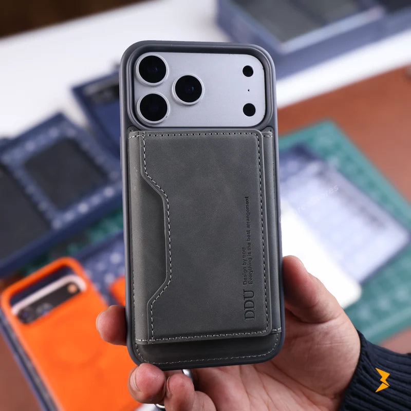 DDU Leather Magsafe Wallet Case iPhone 17 Pro Max