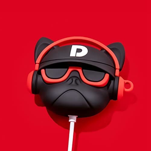 DJ Bulldog Cartoon Silicone Case Airpods Pro 2