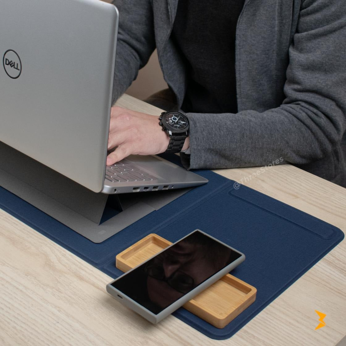 Desk Mate Foldable Desk Pad Organizer